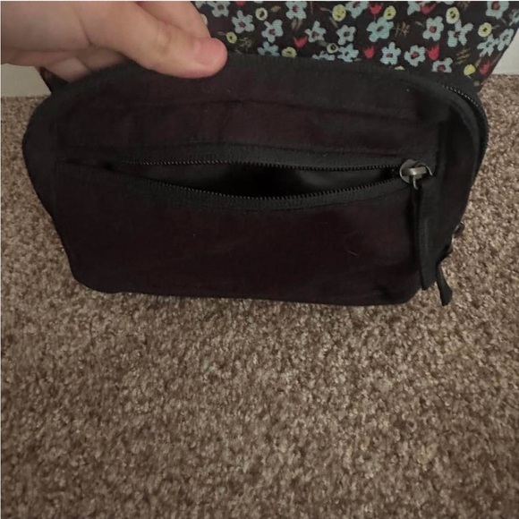 Nike Black Backpack with Floral Design - Picture 3 of 4